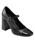 ფოტო #1 პროდუქტის Women's Charine Square Toe Block Heel Dress Pumps