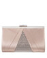 Фото #2 товара Women's Pleated Stain Crystal Frame Clutch