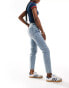 Фото #3 товара Pull&Bear comfort mom jean in light blue