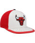 Фото #3 товара Men's White, Red Chicago Bulls Day One Snapback Hat