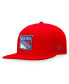 Фото #1 товара Men's Red New York Rangers Core Primary Logo Fitted Hat