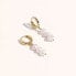 ფოტო #1 პროდუქტის 18K Gold Plated Freshwater Pearls - Jackie Earrings for Women