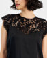 ფოტო #3 პროდუქტის Women's Marie Lace-Yoke Top