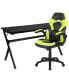 Gaming Desk Bundle - Cup & Headphone Holders/Mouse Pad Top