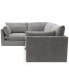 Фото #8 товара Marsten 126" 4-Pc. Fabric Sectional Sofa, Created for Macy's