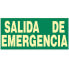 NORMALUZ Salida De Emergencia Sign 15x30 cm