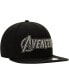 Men's Black The Avengers Logo 9FIFTY Adjustable Snapback Hat