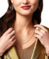 ფოტო #6 პროდუქტის Glitter Paperclip Doorknocker Drop Earrings in 10k Gold, Created for Macy's