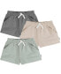 Фото #1 товара Baby Girls Baby Knit Shorts, 3-Pack