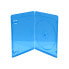 Фото #1 товара MEDIARANGE BOX39-50 - Blu-ray case - 1 discs - Blue - Transparent - Plastic - 120 mm - Dust resistant - Scratch resistant