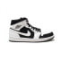 Фото #2 товара Кроссовки Nike Air Jordan 1 Mid White Black (Черно-белый)