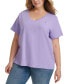 Plus Size V-Neck T-Shirt