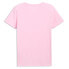 Puma Script Logo Crew Neck Short Sleeve T-Shirt Womens Pink Casual Tops 68222930