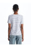 Фото #3 товара Майка LC WAIKIKI Striped Bicycle Neck Tee