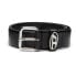 DIESEL D Logo B 1Dr Oval D Loop belt Черный, 95 cm - фото #2