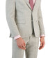 Фото #3 товара Men's Modern-Fit Check-Print Superflex Suit Jacket