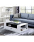 Фото #2 товара Armour Coffee Table, White & Black