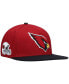 Фото #1 товара Men's Cardinal, Black Arizona Cardinals 2Tone Snapback Hat