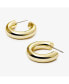 Фото #3 товара Small Gold Hoop Earrings - Tia Mini