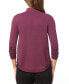 ფოტო #3 პროდუქტის Women's Ruched-Sleeve Funnel-Neck Sweater