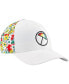 Men's White Arnold Palmer Invitational Floral Tech Flexfit Adjustable Hat
