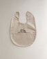 Le petit prince children's resin-coated bib