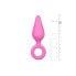 Фото #4 товара Pink Buttplugs With Pull Ring - Medium