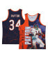 ფოტო #1 პროდუქტის Men's Walter Payton Navy Chicago Bears 1983 Player Burst Tank Top