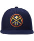 Фото #3 товара Men's Navy Denver Nuggets Ground 2.0 Snapback Hat