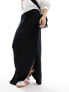 Фото #14 товара Object column maxi skirt in black