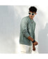 ფოტო #2 პროდუქტის Men's Sage Green Textured Knit Pullover Sweater