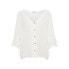 PIECES Sanne Fold-Up Long Sleeve Blouse