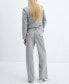 Фото #3 товара Women's Pinstripe Suit Pants