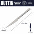 Knife Set Quttin Classic Stainless steel 21,5 x 1,9 cm 2 Pieces (2 Units) (2 pcs)
