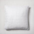 Фото #1 товара Наволочка Casaluna Euro Heavyweight Linen Blend Quilt Pillow Sham White - Плотная льняная смесь