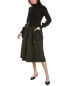 Фото #1 товара Gracia Quilted A-Line Midi Dress Women's Black M