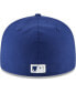 ფოტო #7 პროდუქტის Men's Royal Brooklyn Dodgers Cooperstown Collection Wool 59fifty Fitted Hat