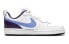 Фото #3 товара Nike Court Borough Low 2 低帮 板鞋 GS 白蓝紫 / Кроссовки Nike Court Borough Low 2 GS BQ5448-106