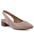 ფოტო #1 პროდუქტის Women's Boronic Block Heel Slingbacks