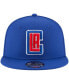Фото #2 товара Men's Royal LA Clippers Official Team Color 9FIFTY Adjustable Snapback Hat