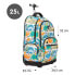 MILAN 6 Zip Wheeled Backpack 25L Dinos Special Series