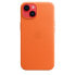 Apple iPhone 14 Leather Case with MagSafe - Orange - Cover - Apple - iPhone 14 - 15.5 cm (6.1") - Orange