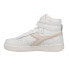 Фото #6 товара Diadora Magic Basket Mid Leather High Top Womens White Sneakers Casual Shoes 17
