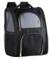 ფოტო #5 პროდუქტის Soft Sided Multi-Entry Collapsible Travel Pet Carrier Backpack With Removable Lining