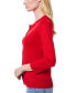 Women's Novelty Button-Front Cardigan Sweater, Regular & Petites