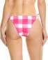 Фото #3 товара Solid & Striped The Iris Reversible String Bikini Bottom Women's Pink Xl