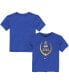 ფოტო #1 პროდუქტის Toddler Boys and Girls Royal Los Angeles Rams Football Wordmark T-shirt
