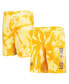 ფოტო #2 პროდუქტის Big Boys Gold Los Angeles Lakers Santa Monica Tie-Dye Shorts