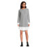 Time and Tru Sweater Dress Womens Size XL Gray Layered-Look Long Sleeve Pullover