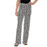 Фото #2 товара Women's High Waisted Neutral Sweaterknit Poppy Flare Pants - DVF